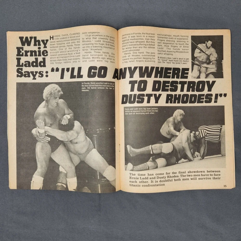 Vintage The Wrestler Magazine November 1978 Ric Flair Ernie Ladd Andre The Giant